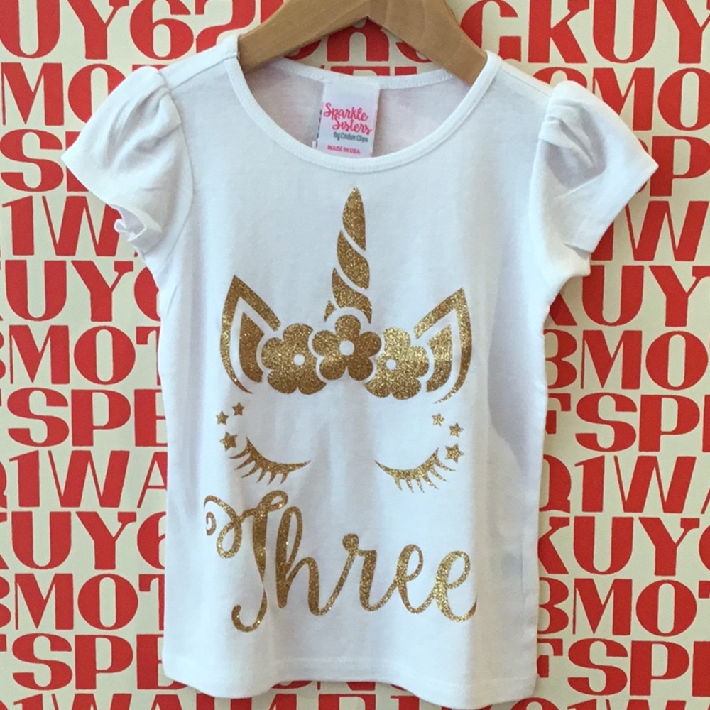 Sparkle Sisters Unicorn Birthday (Three), NEW WITH TAGS